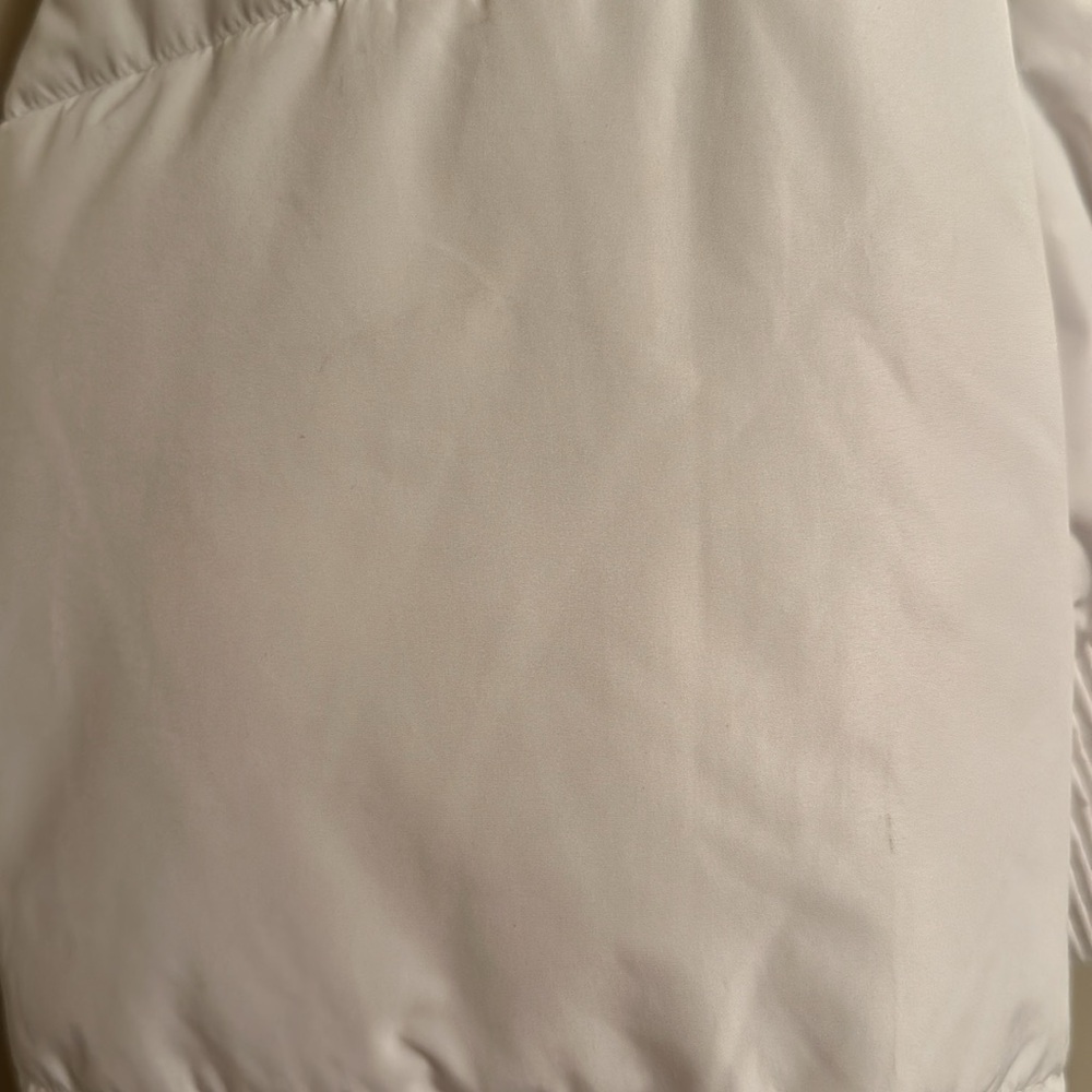 Zara Water And Wind Protection Cropped Puffer Anorak White Crop Jacket Small - Picture 12 of 12